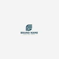 fg logo design modello vettore grafico il branding elemento