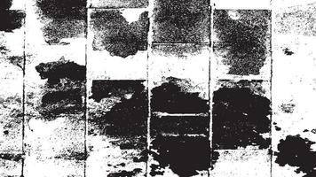 effetto texture grunge. rivestimento invecchiato strutturato ruvido. monocromatico vintage astratto. nero isolato su sfondo bianco. concetto di stile mezzitoni elemento di design grafico per banner, volantini, poster, ecc vettore