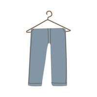 grigio maschio pantaloni sospeso vettore