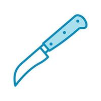 modello di disegno vettoriale icona coltello