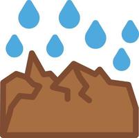 illustrazione vettoriale di pioggia su uno sfondo. simboli di qualità premium. icone vettoriali per il concetto e la progettazione grafica.