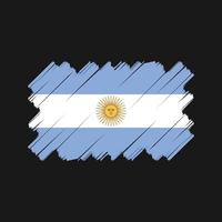 disegno vettoriale bandiera argentina. bandiera nazionale
