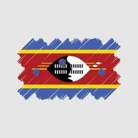 Swaziland bandiera vettore design. nazionale bandiera