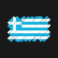 disegno vettoriale della bandiera della grecia. bandiera nazionale