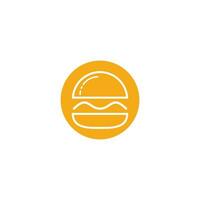 hamburger vettore logo design. hamburger bar logo.