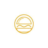 hamburger vettore logo design. hamburger bar logo.