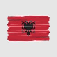 Albania bandiera vettore. nazionale bandiera vettore