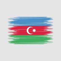 azerbaijan bandiera spazzola vettore. nazionale bandiera spazzola vettore