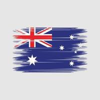 Australia bandiera spazzola vettore. nazionale bandiera spazzola vettore