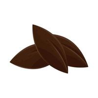 cacao semi icona vettore