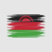 malawi bandiera spazzola vettore. nazionale bandiera spazzola vettore