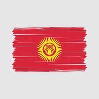 Kyrgyzstan bandiera vettore. nazionale bandiera vettore
