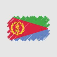 vettore di bandiera dell'Eritrea. bandiera nazionale