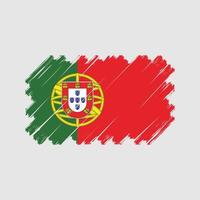 vettore di bandiera del Portogallo. bandiera nazionale
