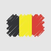 vettore di bandiera del Belgio. bandiera nazionale