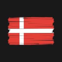 Danimarca bandiera vettore. nazionale bandiera vettore