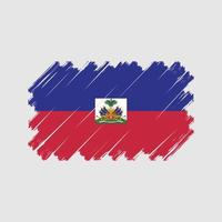 vettore di bandiera di haiti. bandiera nazionale