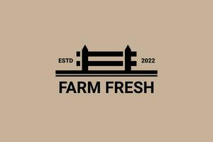 azienda agricola logo vettore illustrazione design