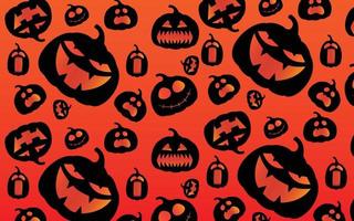 buio zucca Halloween sfondo illustrazione vettore