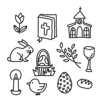 religioso illustrazioni per Pasqua tempo vettore