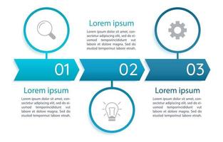 analisi Infografica grafico design modello vettore