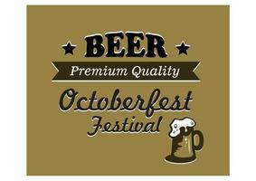 oktoberfest birra manifesto design vettore