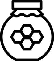 miele vaso vettore illustrazione su un' sfondo.premio qualità simboli.vettore icone per concetto e grafico design.