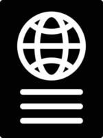illustrazione vettoriale del passaporto su uno sfondo. simboli di qualità premium. icone vettoriali per il concetto e la progettazione grafica.