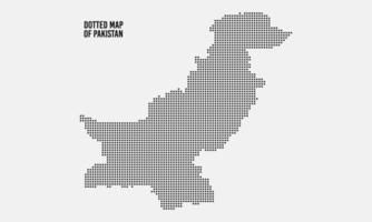 tratteggiata carta geografica di Pakistan vettore illustrazione con leggero grigio sfondo