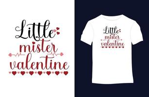 San Valentino vettore maglietta design con sagome, tipografia, Stampa, vettore illustrazione