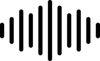 illustrazione vettoriale del suono su uno sfondo. simboli di qualità premium. icone vettoriali per il concetto e la progettazione grafica.