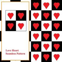 amore cuore seamless pattern vettore
