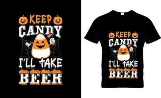 Halloween maglietta disegno, Halloween maglietta slogan e abbigliamento disegno, Halloween tipografia, Halloween vettore, Halloween illustrazione vettore