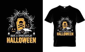 Halloween maglietta disegno, Halloween maglietta slogan e abbigliamento disegno, Halloween tipografia, Halloween vettore, Halloween illustrazione vettore
