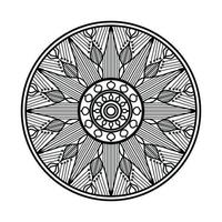 nero ornamentale mandala design sfondo, mandala disegno, mandala modello colorazione libro arte sfondo disegno, nero e bianca mandala vettore