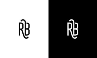 lettera rb vettore logo gratuito modello gratuito vettore