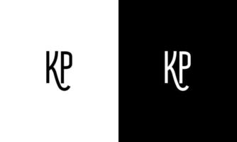 lettera kp vettore logo gratuito modello gratuito vettore