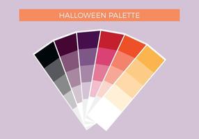 Palette di vettore gratuito di Halloween