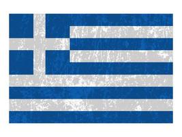 Grecia grunge bandiera, ufficiale colori e proporzione. vettore illustrazione.