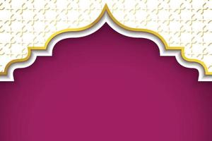 lusso islamico modello sfondo, Ramadan kareem, eid mubarak, religione decorativo vettore grafico