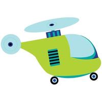elicottero cartone animato carino vettore