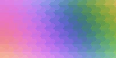 modello vettoriale multicolore chiaro con linee.