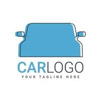 semplice auto settore automobilistico logo simbolo Immagine vettore