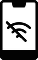 no Wi-Fi vettore illustrazione su un' sfondo.premio qualità simboli.vettore icone per concetto e grafico design.