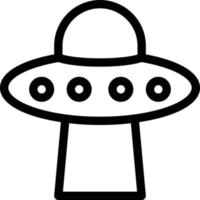 illustrazione vettoriale ufo su uno sfondo simboli di qualità premium. icone vettoriali per il concetto e la progettazione grafica.