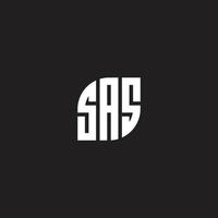 sas logo design vettore illustrazione