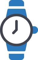 illustrazione vettoriale dell'orologio da polso su uno sfondo. simboli di qualità premium. icone vettoriali per il concetto e la progettazione grafica.