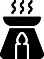 illustrazione vettoriale di candela su uno sfondo. simboli di qualità premium. icone vettoriali per il concetto e la progettazione grafica.