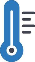 illustrazione vettoriale della temperatura su uno sfondo. simboli di qualità premium. icone vettoriali per il concetto e la progettazione grafica.