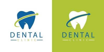 dentale cura dente logo modello, odontoiatria clinica denti logo vettore